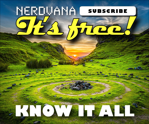 Nerdvana "Know It All" email newsletter promo campaign