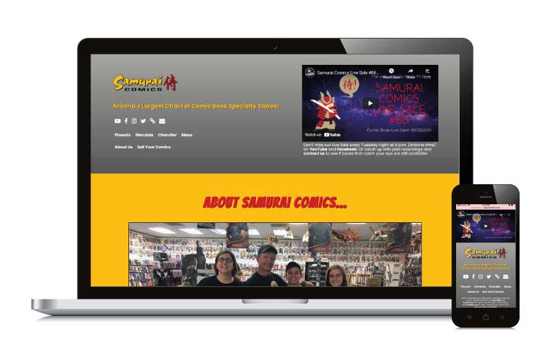 Samurai Comics web