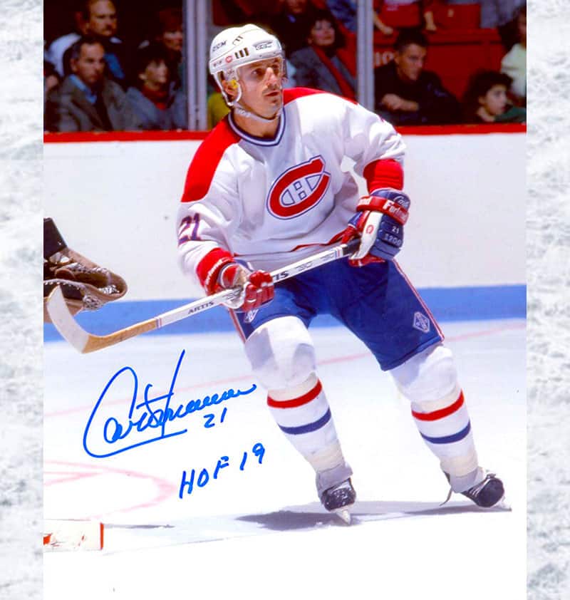 Guy Carbonneau Montreal Canadiens Autographed 8×10 jlbsportrarities