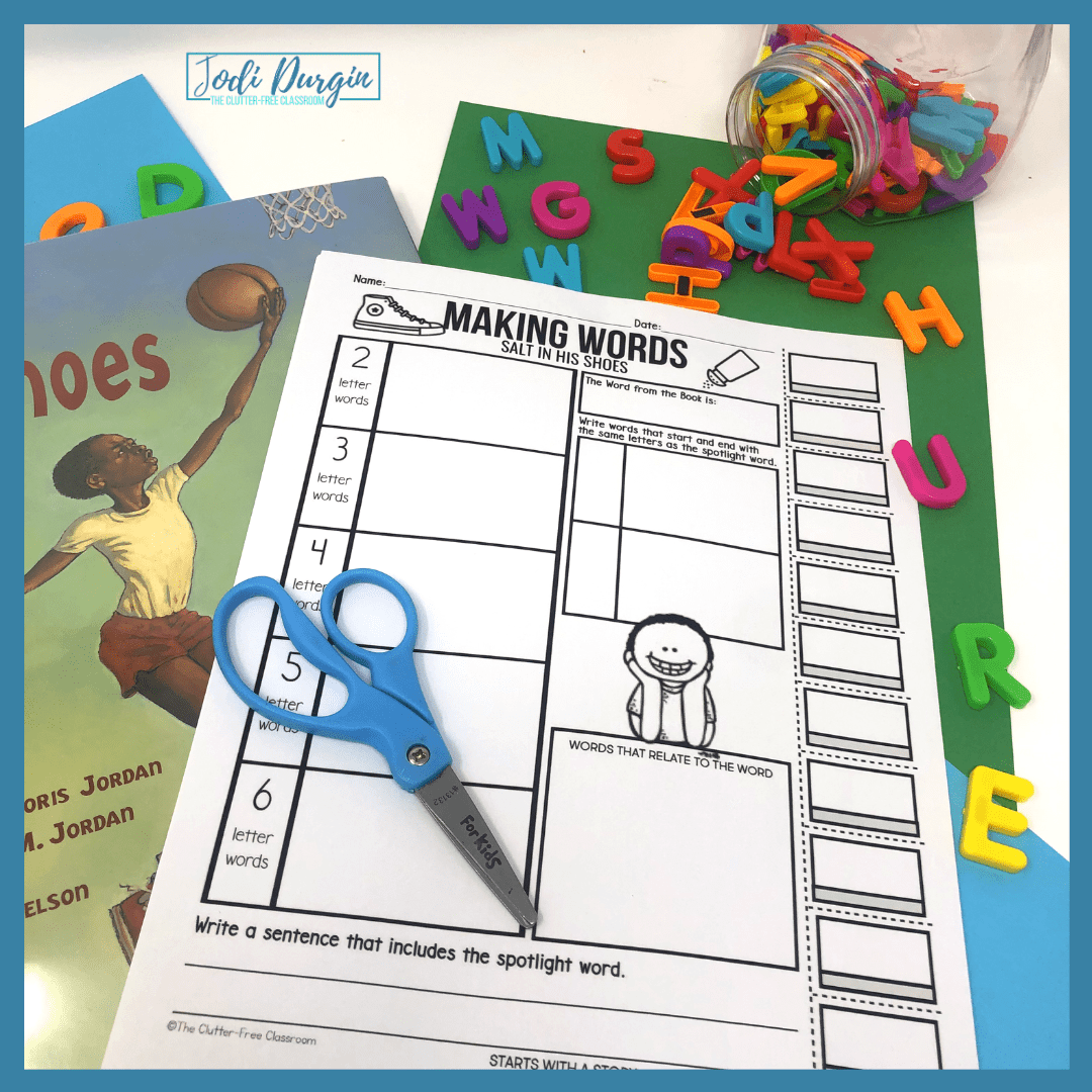 Salt in His Shoes Book Activities