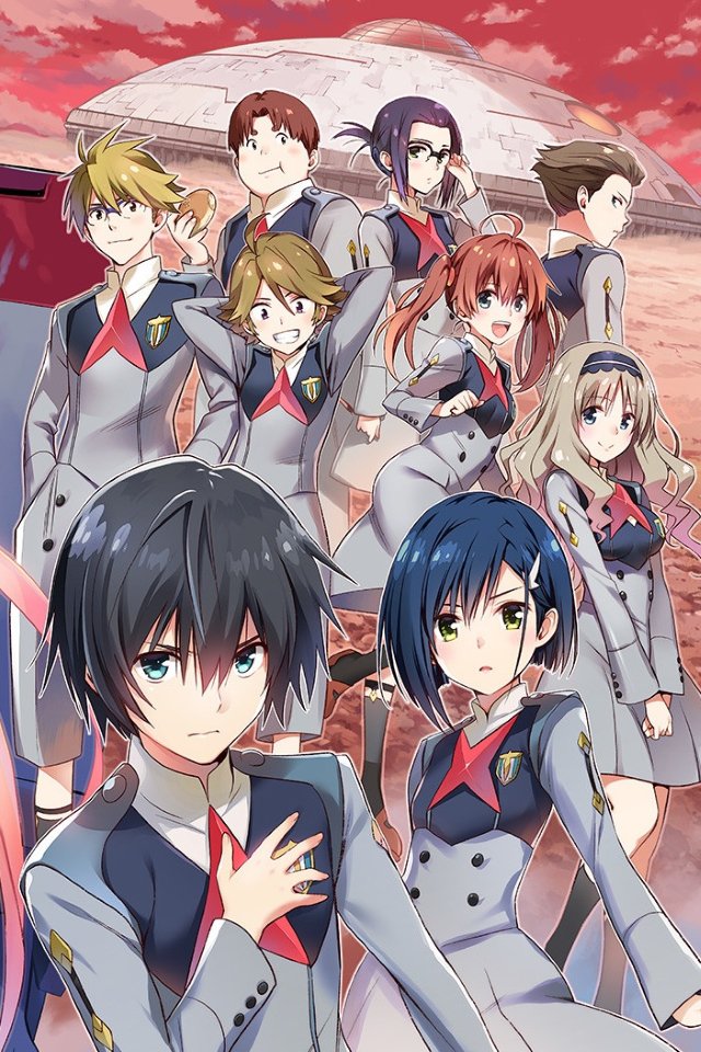 Darling in the Franxx.iPhone 4 wallpaper 640×960 Kawaii Mobile