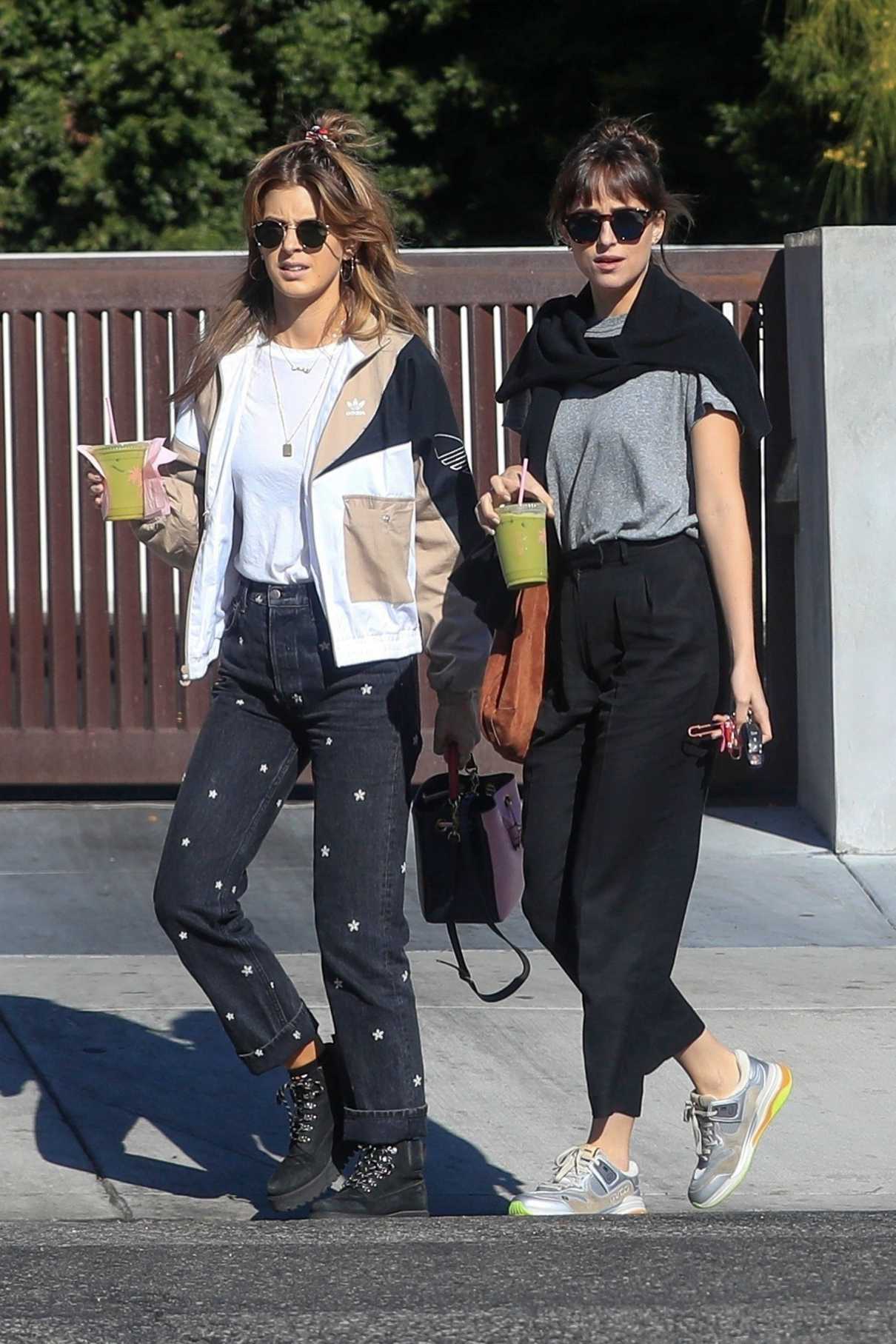 Dakota Johnson Was Seen Out with Her Sister Grace in West Hollywood 10