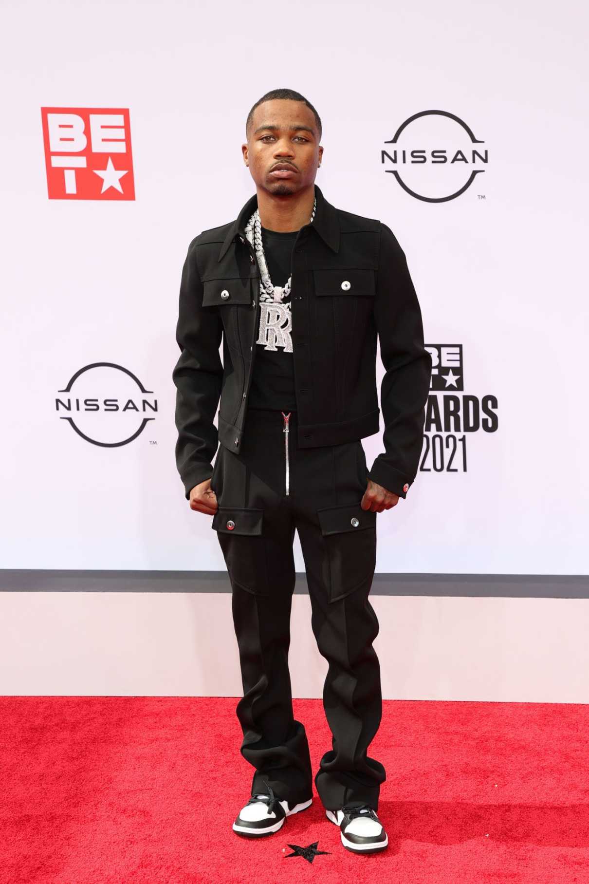 Roddy Ricch Attends the 2021 BET Awards at the Microsoft Theater in Los