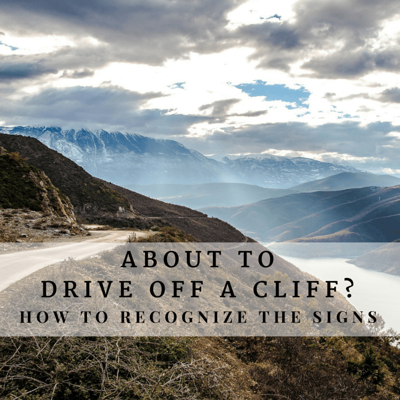 About to Drive off a Cliff? How to Recognize the Signs Leadership VITAE