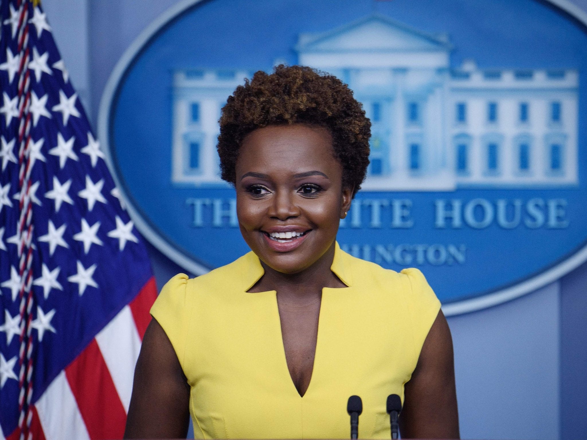 LLANews Karine JeanPierre The First Black And LGBTQ White House Press Secretary