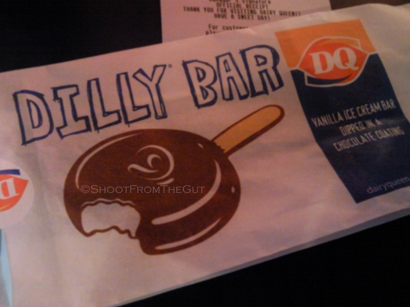 Shoot From The Gut! Free Dilly Bar. MmmmmMMMMMMmmmmmm...