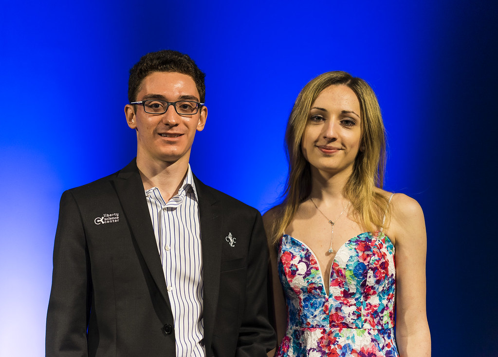 Fabiano Caruana & Nazi Paikidze Photos by Lennart Ootes Flickr