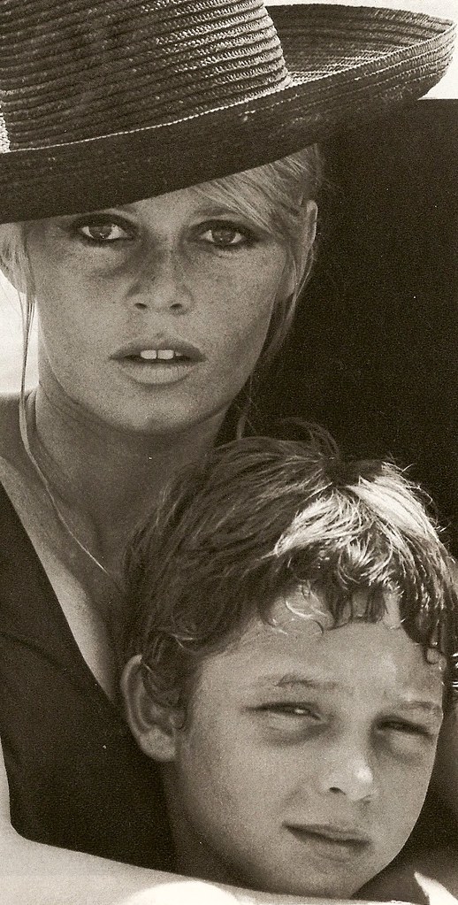 Brigitte Bardot with her son 1967 LN BREUT Flickr