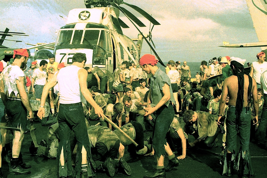 Crossing the Equator, Shellback Initiation, USS Constellat… Flickr