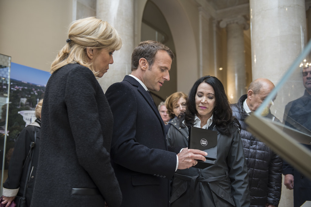 French President Emmanuel Macron Visits Arlington National… Flickr