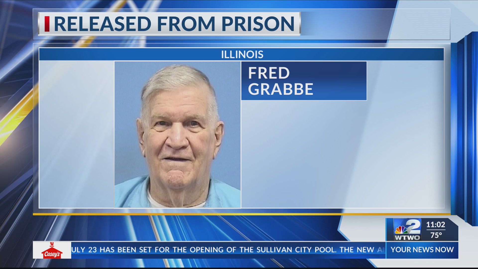 Fred Grabbe released from IDOC facility