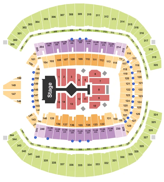 Taylor Swift Denver 2023 Seating Chart