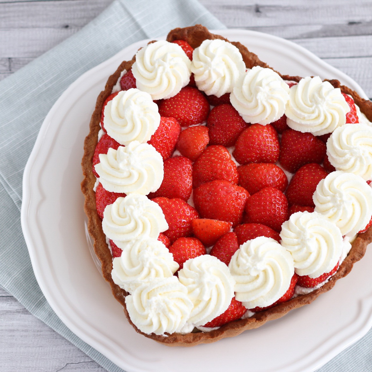 Harttaart Met Aardbeien Marielle In De Keuken