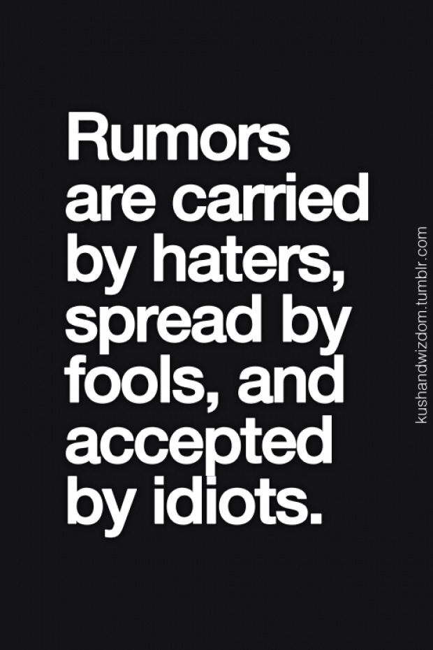 Quotes About Spreading Rumors. QuotesGram