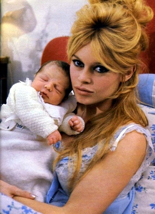 Brigitte Bardot and her son Nicolas Initials B.B. Pinterest