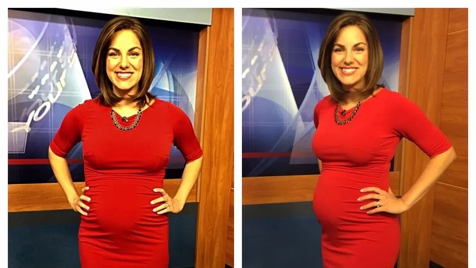 Pregnant News Anchor Laura Warren Was Called "Disgusting" By a Viewer