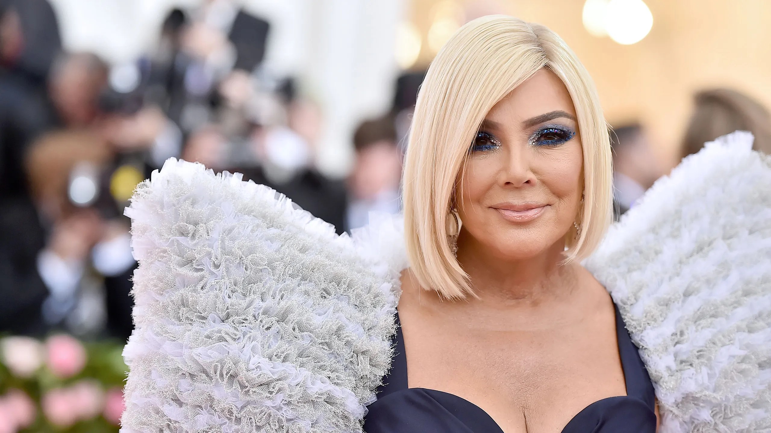 Kris Jenner Debuts a Blonde Bob at the 2019 Met Gala Allure