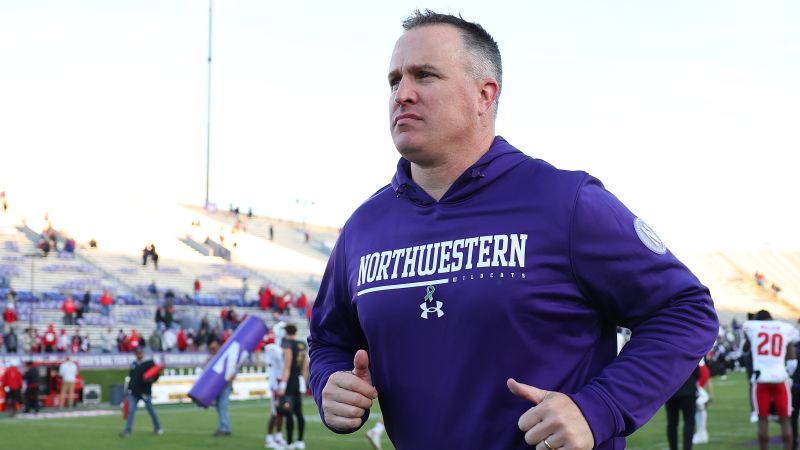 Pat Fitzgerald Northwestern suspends head football coach for 2 weeks