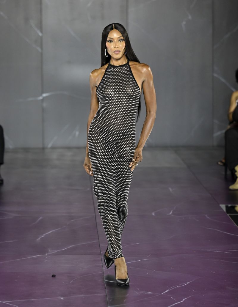 Naomi Campbell showcases fast fashion collection with PrettyLittleThing