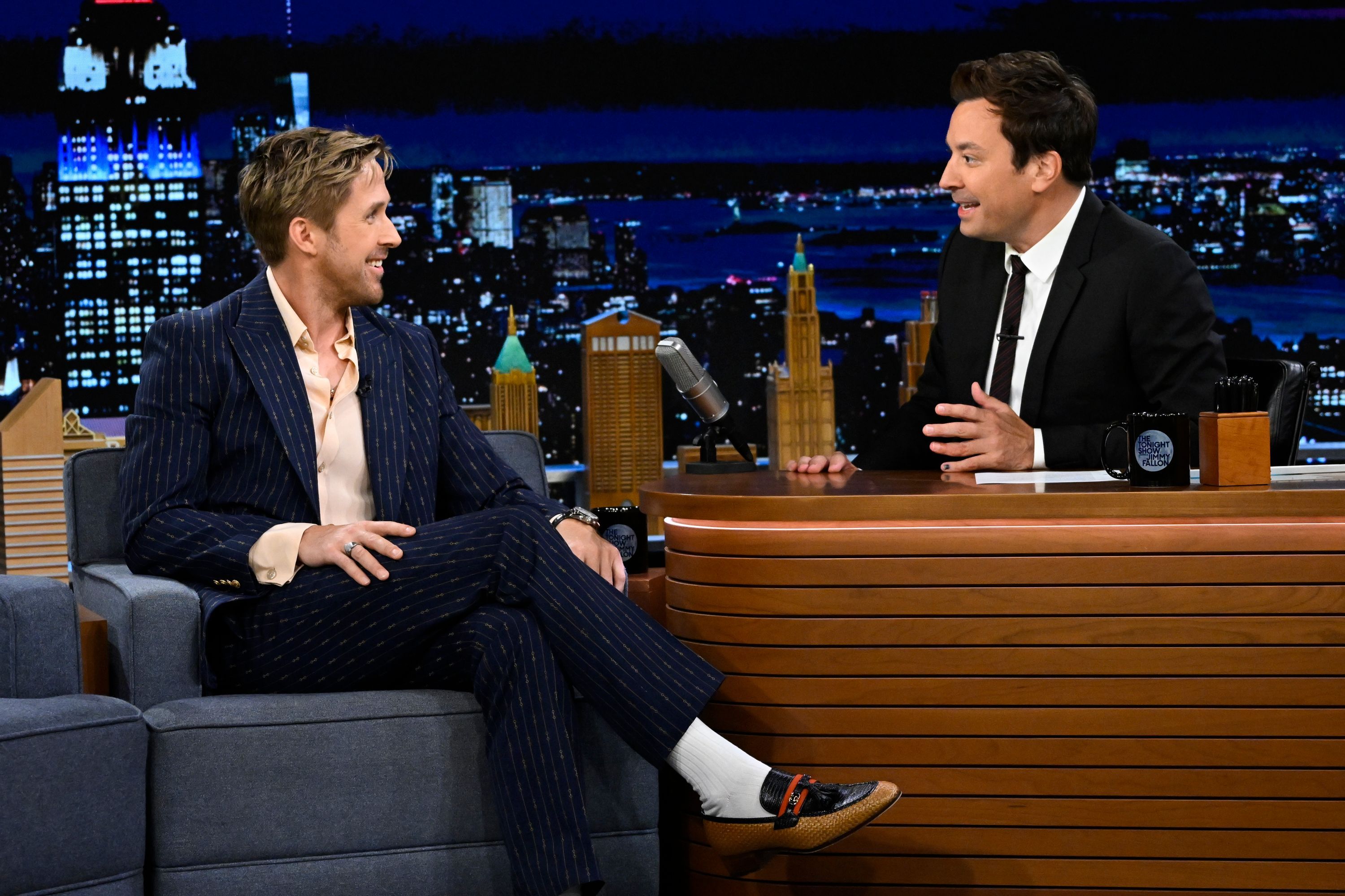 Ryan Gosling has got his preppy fit down British GQ