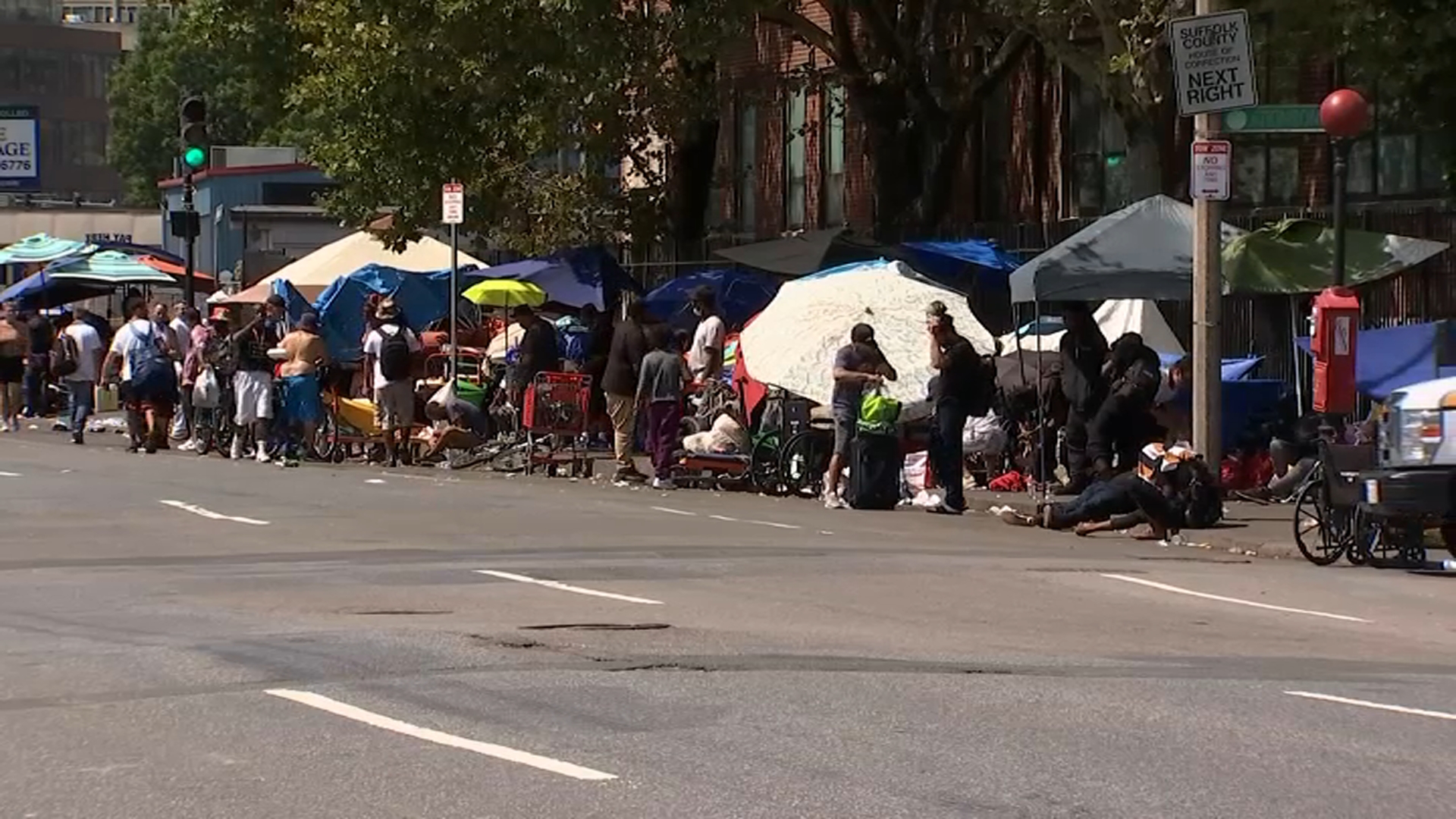 Boston’s Mass. and Cass Crowds, Tents and Drugs Return NBC Boston