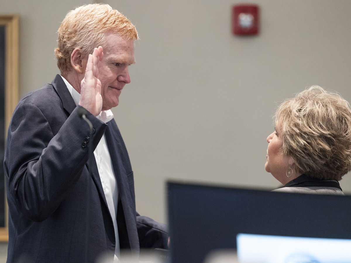 In his trial, Alex Murdaugh admits to lying about his alibi NPR