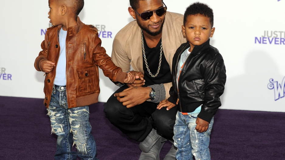 Baby mama drama Usher wins control of his two kids from exwife The