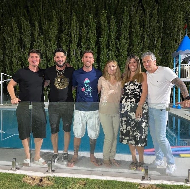 Messi y una radiografía de su familia del apoyo de todos a la