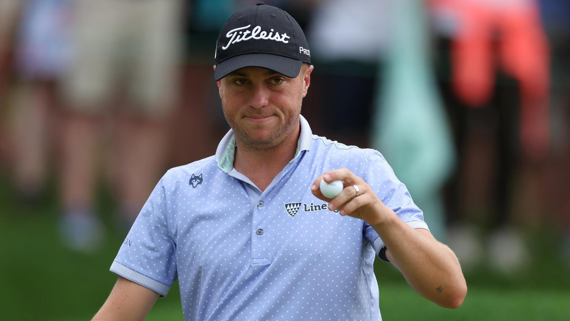 Justin Thomas finds the bottom of the cup from off the green Stream the Video Watch ESPN