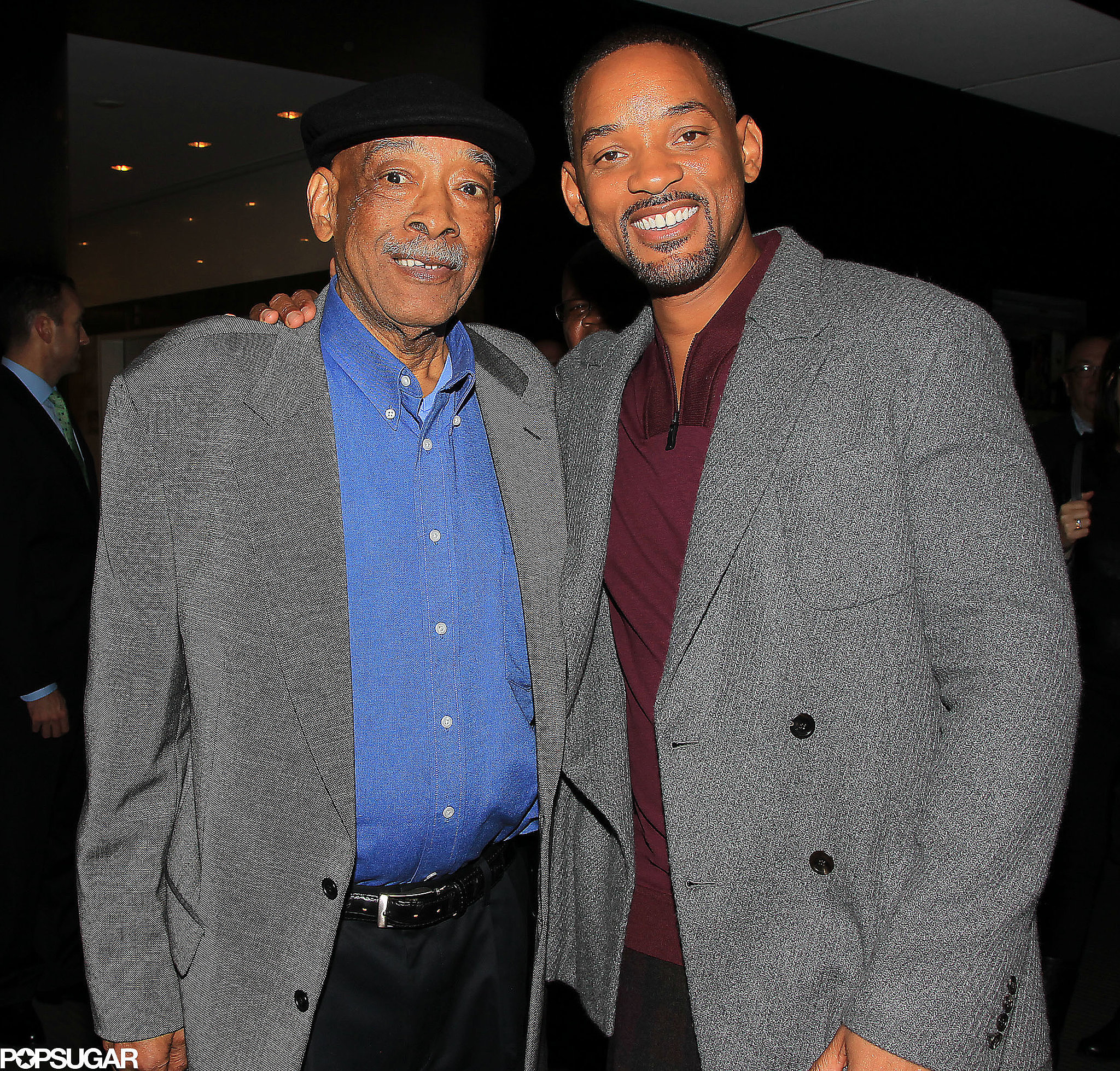 Will Smith and His Dad at a Screening November 2015 POPSUGAR Celebrity