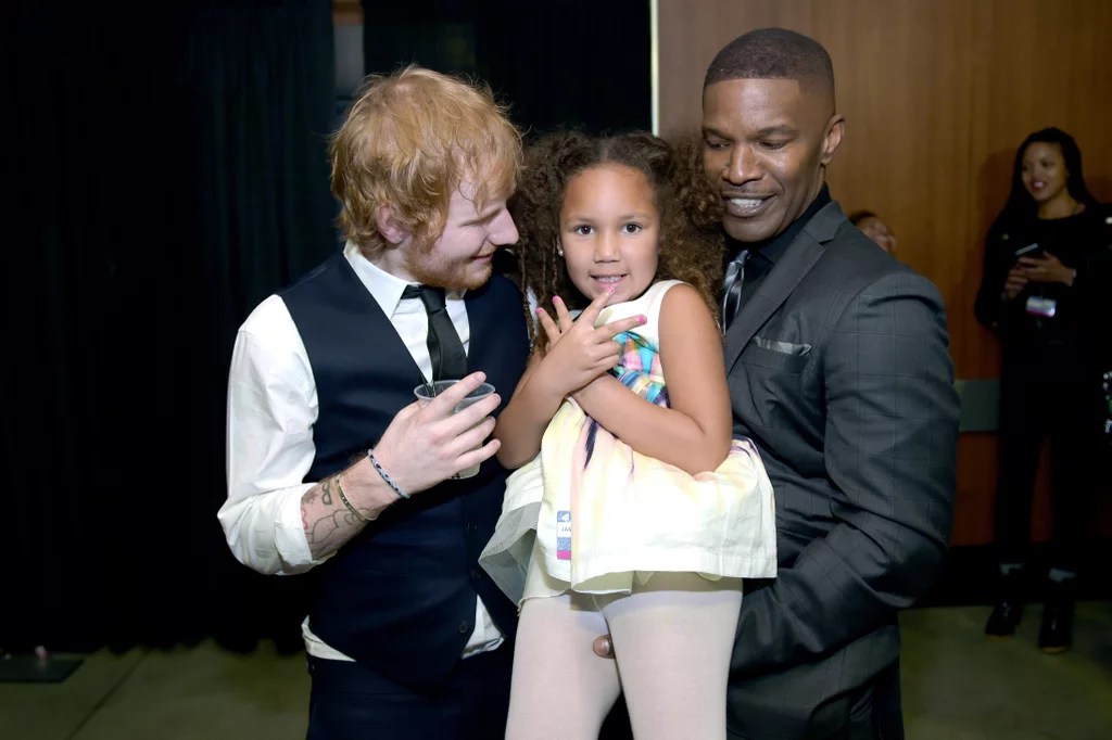 Ed Sheeran Jamie Foxx's Daughter at the 2015 Grammys Pictures