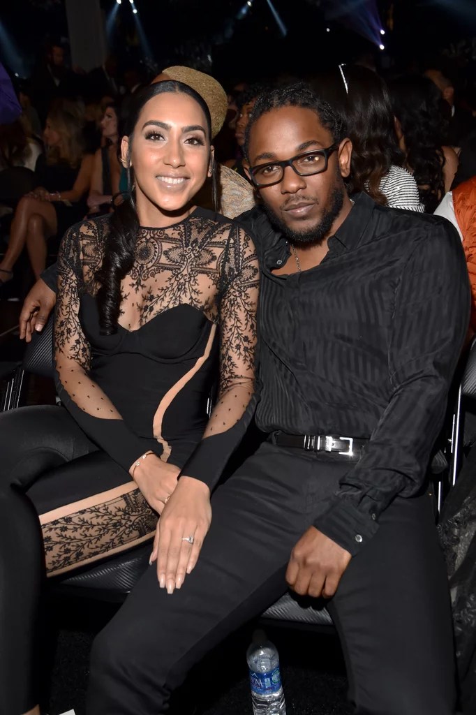 Kendrick Lamar and Whitney Alford Celebrity Couples at the Grammys