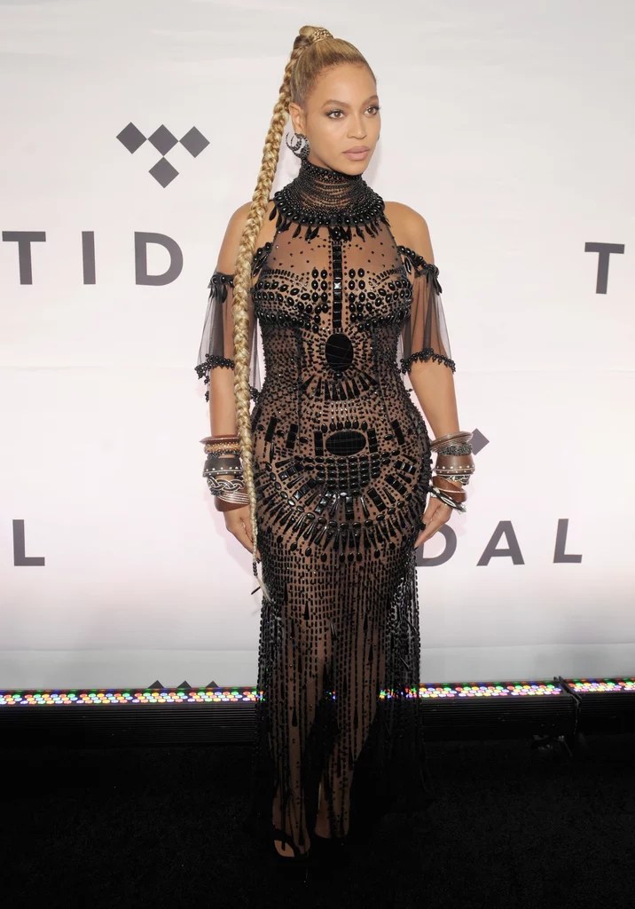Beyonce Celebrities in Naked Dresses POPSUGAR Fashion Photo 5