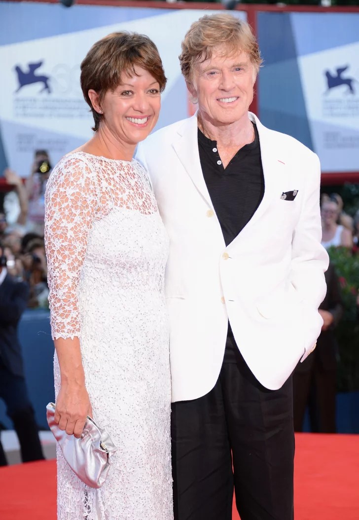 Robert Redford and Sibylle Szaggars Celebrities Who Got Married Later