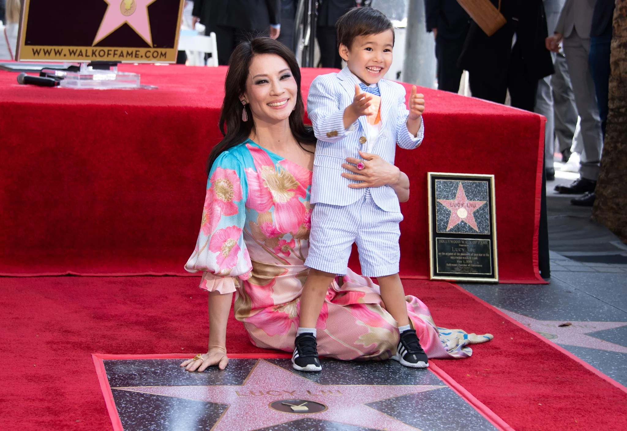 Lucy Liu Reflects on Having a Son in Her Late 40s POPSUGAR Family