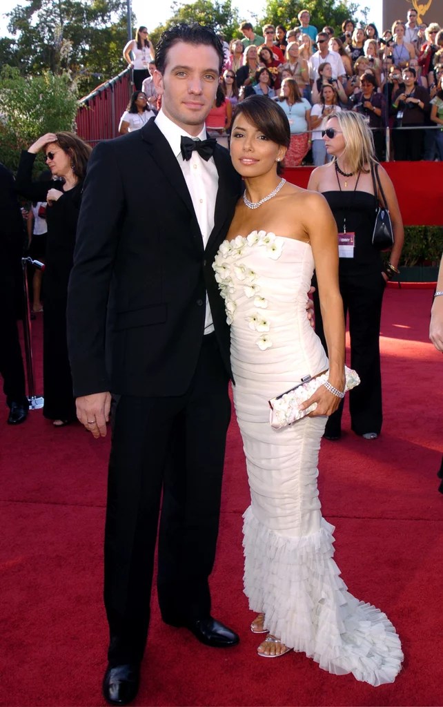 JC Chasez and Eva Longoria, 2004 Former Celebrity Couples at the