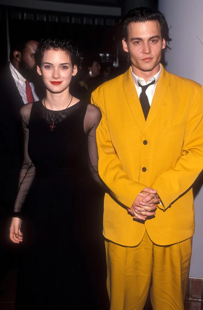 Johnny Depp and Winona Ryder Celebrity Couples From the '90s