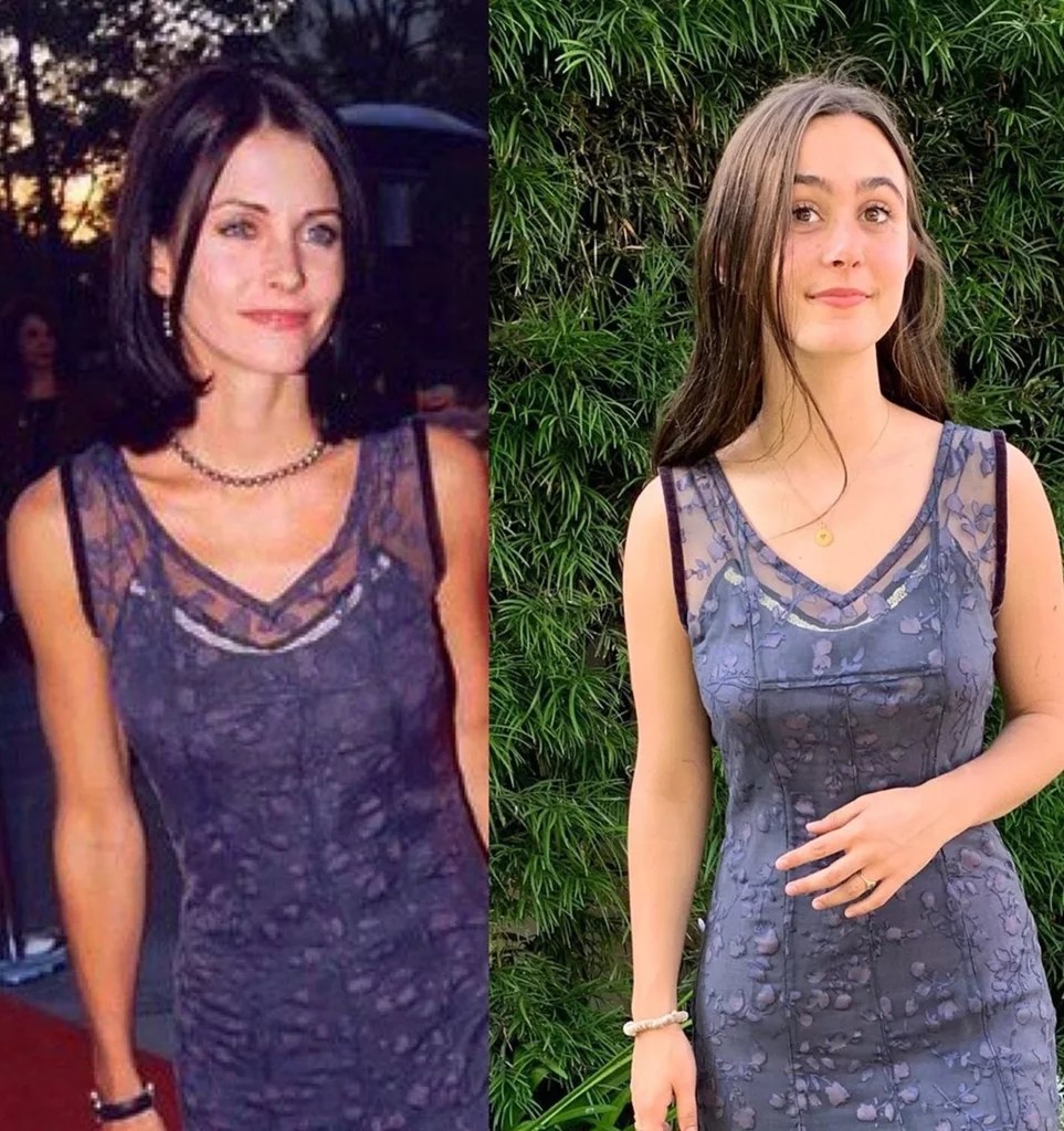 Courteney Cox's Daughter Wears Her Dress From the '90s POPSUGAR Fashion