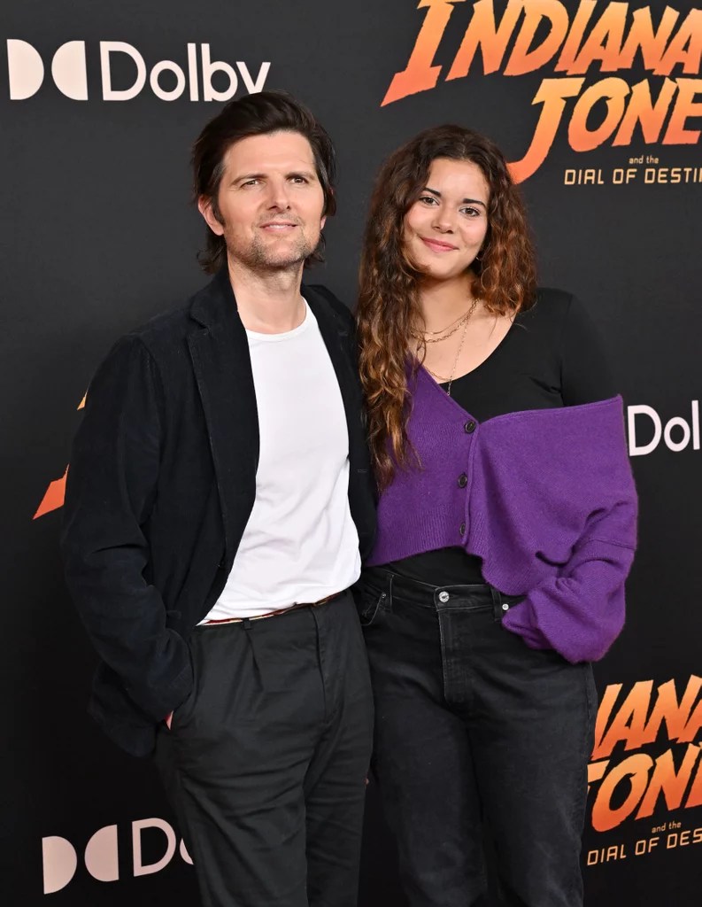 Adam Scott Brings Daughter Frankie to Indiana Jones Premiere POPSUGAR