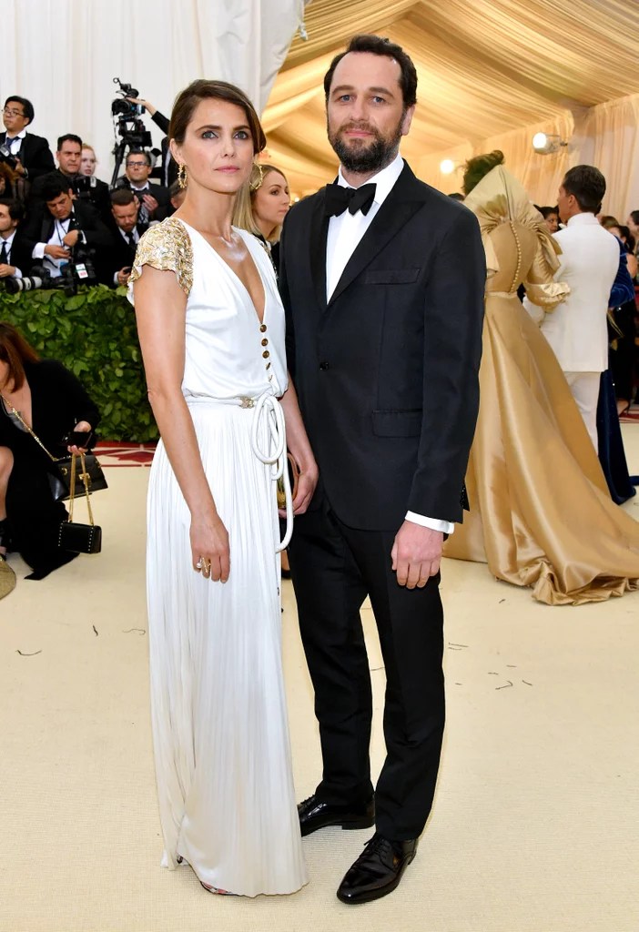 Keri Russell and Matthew Rhys Celebrity Couples at the 2018 Met Gala