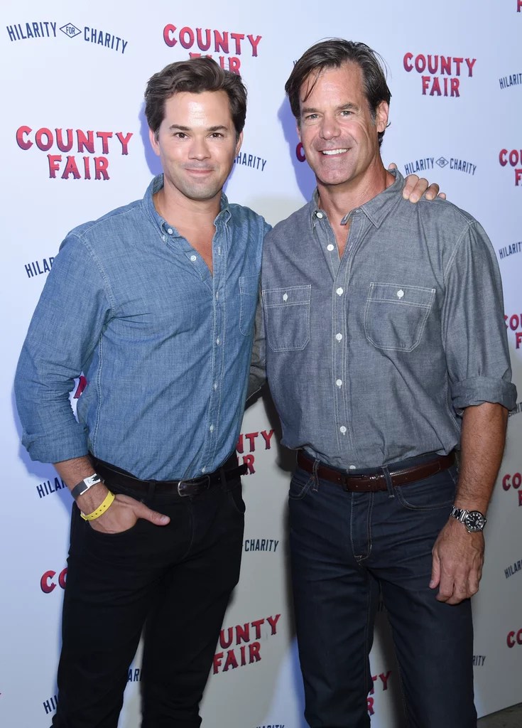 Andrew Rannells and Tuc Watkins's Cute Pictures POPSUGAR Celebrity