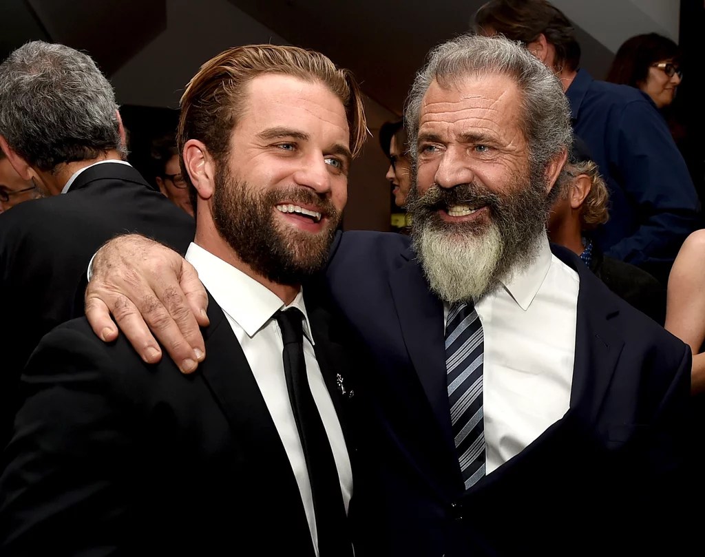 Mel Gibson and Son at Hacksaw Ridge Premiere October 2016 POPSUGAR