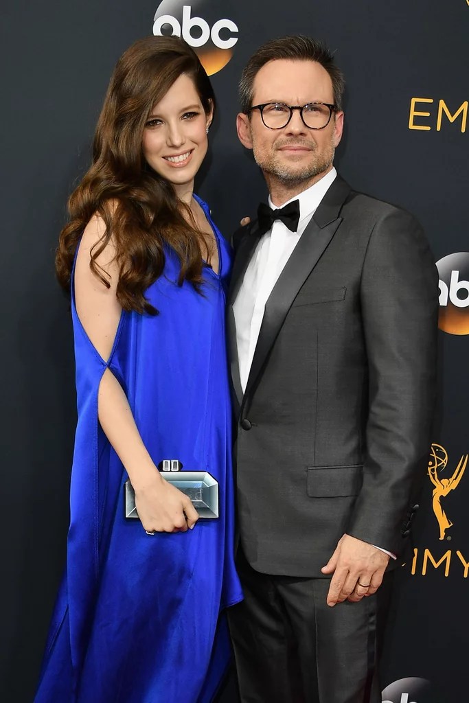 Christian Slater and Brittany Lopez Celebrity Couples at the 2016
