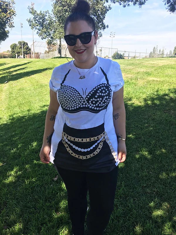 Selena Quintanilla Bustier Tee POPSUGAR Latina