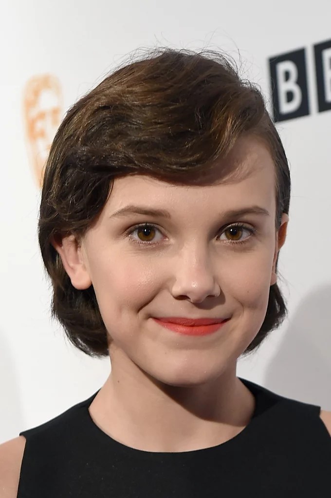 Millie Bobby Brown With a Shag Haircut in 2017 Millie Bobby Brown's