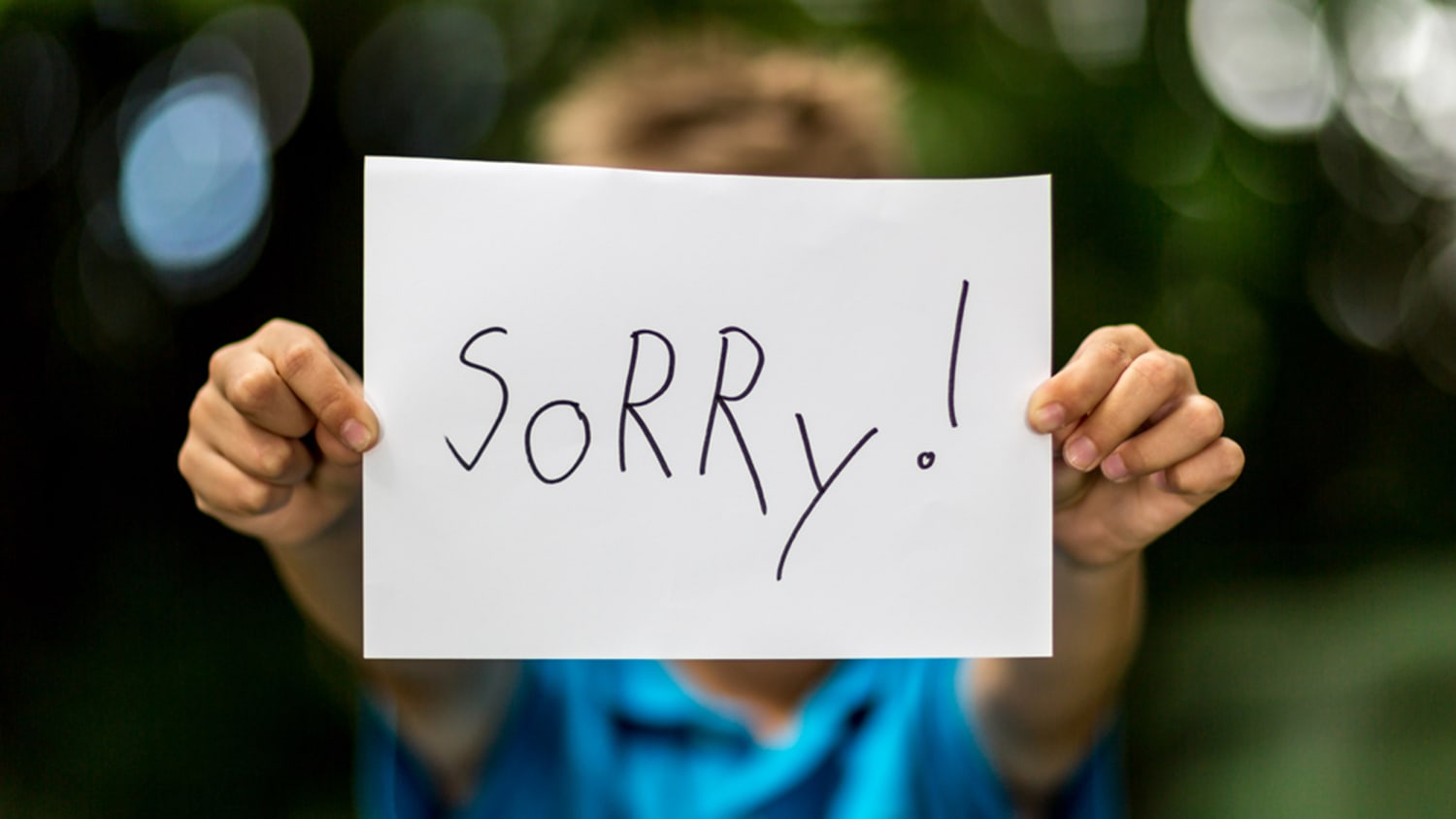 Why forcing kids to say 'I'm sorry' may be sending the wrong message