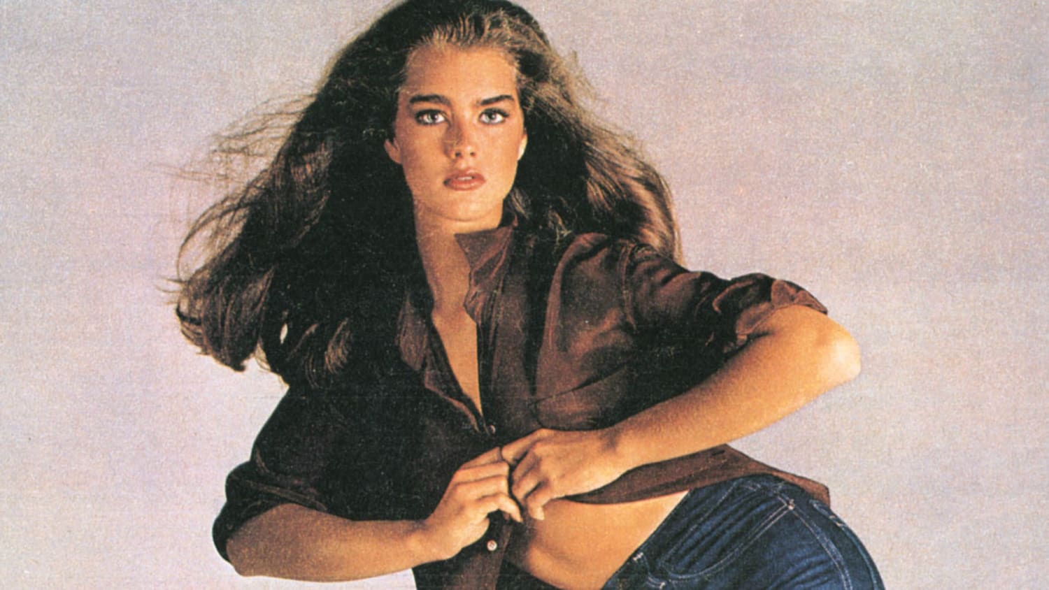 Brooke Shields models Calvin Klein lingerie 37 years after iconic jeans ads