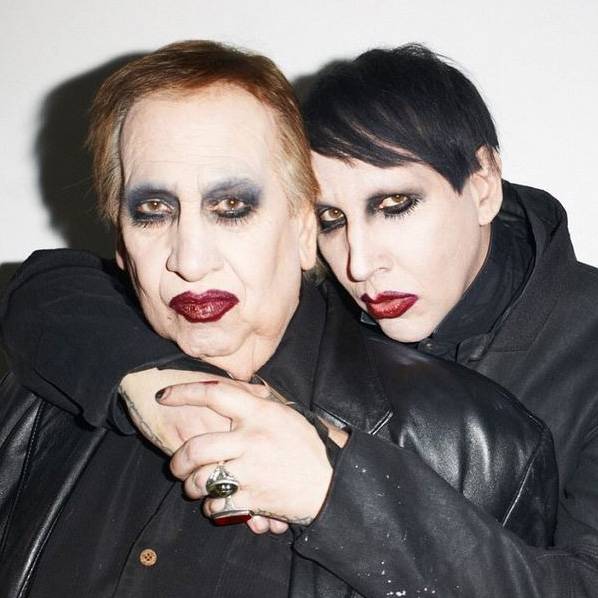 Marilyn Manson's dad surprises him on photoshoot dressed as him Metro