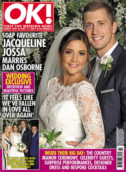 Jacqueline Jossa and Dan Osborne unveil first photo of their wedding