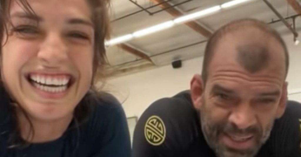 Video Mackenzie Dern Rolls With Her Father Wellington 'Megaton' Dias